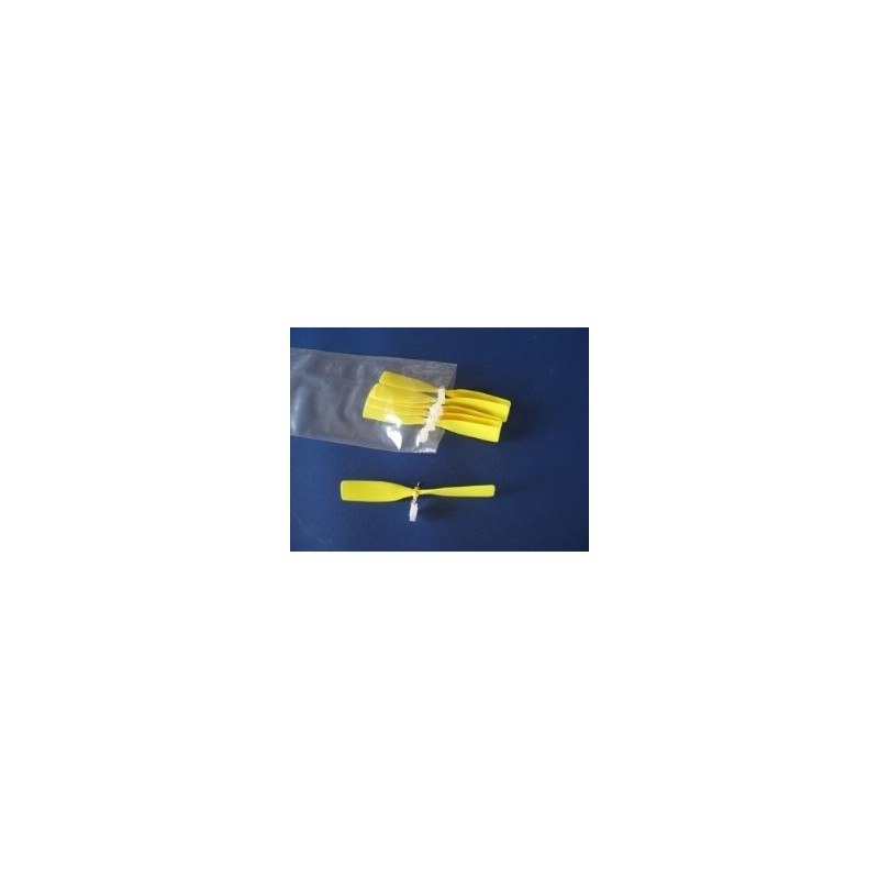 5.5″ Yellow Pusher Prop (6- Pack)