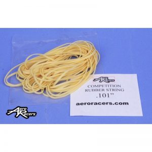 50 feet of .0101″ Rubber String (accrub101-50)
