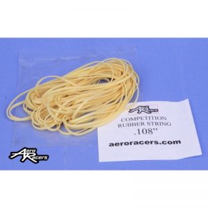 50 feet of .0108″ Rubber String (accrub108-50)