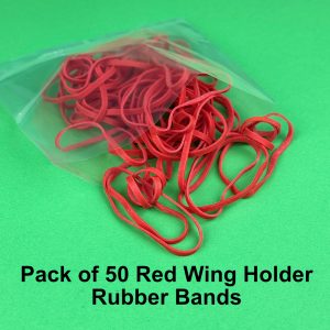 5O Red Wing Holder Rubber Bands
